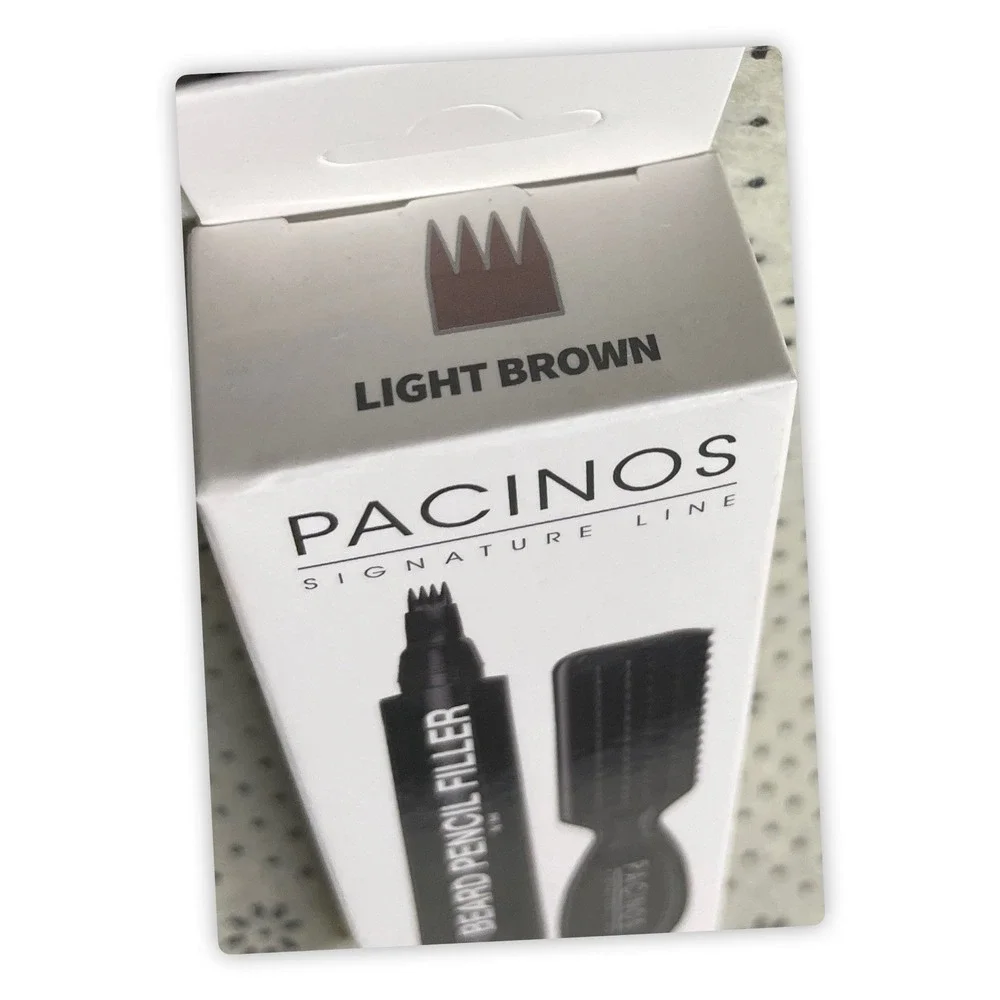 Pacinos Beard Pencil‎ Filler With Brush, Light Brown